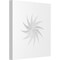 Ekena Millwork Standard Sedgwick Spiral Rosette With Square Edge, 6"W x 6"H x 1/2"P ROSP060X060X050SDG12 - alternate 1